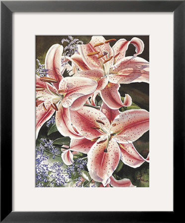 Lilacs And Lilies by Linscott Pricing Limited Edition Print image