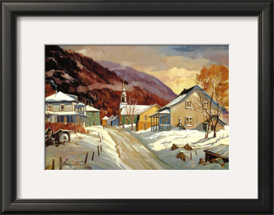 Village Of Petite-Riviere-St.Francois by Jacques Poirier Pricing Limited Edition Print image