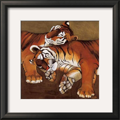 Sleeping Tigers by Lisa Benoudiz Pricing Limited Edition Print image