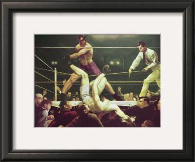 Dempsey And Fipro, 1924 by George Wesley Bellows Pricing Limited Edition Print image