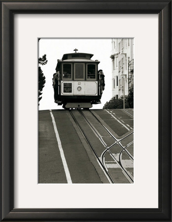 Cable Car Breaking The Crest by Christian Peacock Pricing Limited Edition Print image