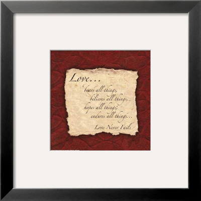 Words To Live By: Love Bears All by Smith-Haynes Pricing Limited Edition Print image