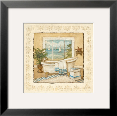 Ocean View Bath I by Charlene Winter Olson Pricing Limited Edition Print image