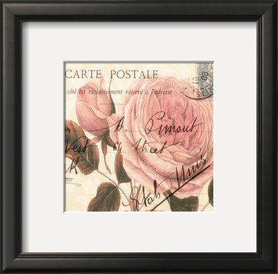 Carte Postale Rose Ii by Paula Scaletta Pricing Limited Edition Print image