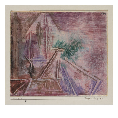 Wege Im Sand Ii, 1924 by Paul Klee Pricing Limited Edition Print image