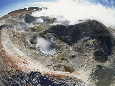 Looking Down Into Thermal Vents Of Hot Springs, Altiplano, Bolivia by Doug Allan Pricing Limited Edition Print image