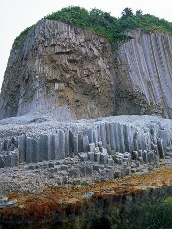 Stolbchaty (Column) Cape Basalt Columns, Kunashir Island, Kurilsky Zapovednik Russia by Igor Shpilenok Pricing Limited Edition Print image