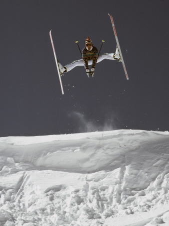 Skier Jumping, Usa by Michael Brown Pricing Limited Edition Print image