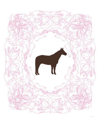 Pink Stallion by Avalisa Pricing Limited Edition Print image