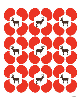 Red Deer Hoof by Avalisa Pricing Limited Edition Print image