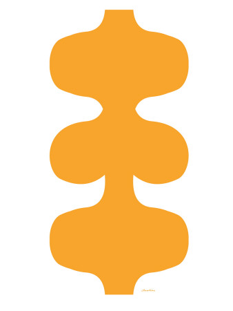 Orange Design, No. 115 by Avalisa Pricing Limited Edition Print image