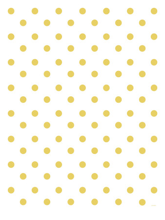 Yellow Polk-A-Dots by Avalisa Pricing Limited Edition Print image