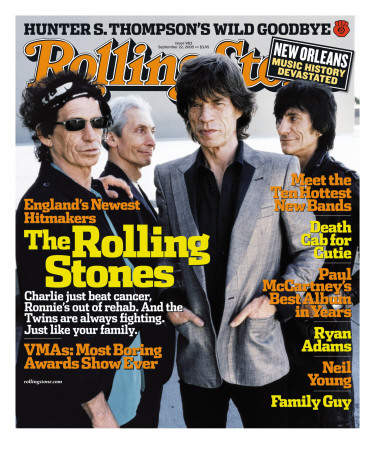 Rolling Stones, Rolling Stone No. 983, September 22, 2005 by Anton Corbijn Pricing Limited Edition Print image