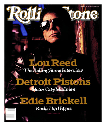 Lou Reed, Rolling Stone No. 551, May 1989 by Mark Seliger Pricing Limited Edition Print image
