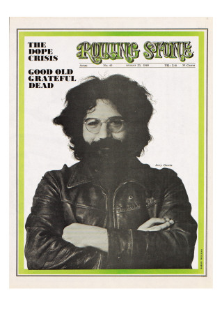 Jerry Garcia, Rolling Stone No. 40, August 23, 1969 by Baron Wolman Pricing Limited Edition Print image