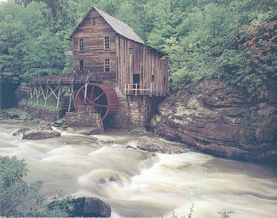 Glade Creek Mill And Spring by Ron Thomas Pricing Limited Edition Print image
