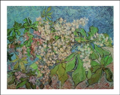 Bluhender Kastanienzneig by Vincent Van Gogh Pricing Limited Edition Print image