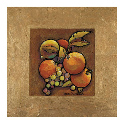 Oranges And Grapes by Karel Burrows Pricing Limited Edition Print image