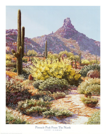 Pinnacle Peak From The North by Kerry Kinman Pricing Limited Edition Print image