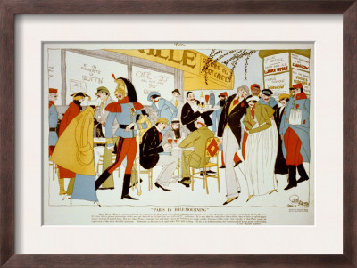 Paris In Half-Mourning by Ralph Barton Pricing Limited Edition Print image