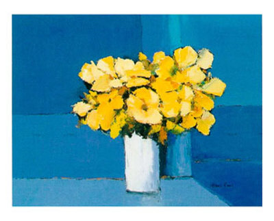 Yellow And Blue by Hans Paus Pricing Limited Edition Print image