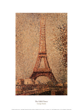 The Eiffel Tower, 1889 by Georges Seurat Pricing Limited Edition Print image