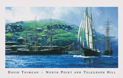 North Point And Telegraph Hill by David Thimgan Pricing Limited Edition Print image