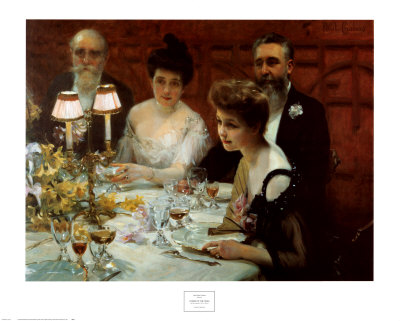 Corner Of The Table by Paul Chabas Pricing Limited Edition Print image