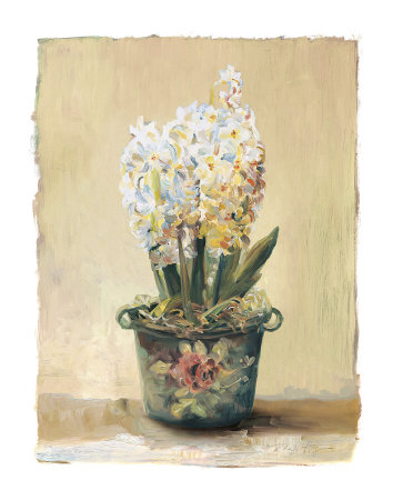 Potted Hyacinths by Marilyn Hageman Pricing Limited Edition Print image
