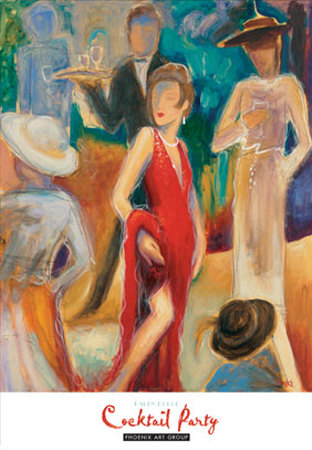 Cocktail Party by Karen Dupre Pricing Limited Edition Print image