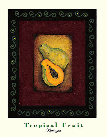 Tropical Fruit - Papaya by Jessica Fries Pricing Limited Edition Print image