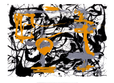 Yellow, Gray, Black, 1948 by Jackson Pollock Pricing Limited Edition Print image