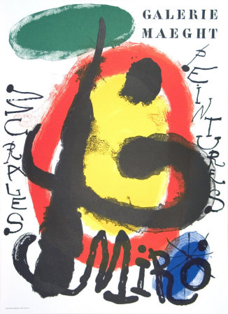 Peintures Murales, 1961 by Joan Miro Pricing Limited Edition Print image