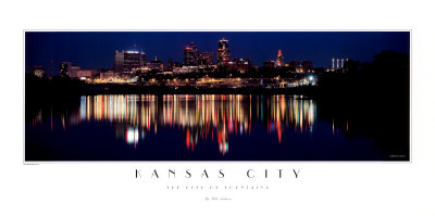 Kansas City - The City Of Fountains by Rick Anderson Pricing Limited Edition Print image