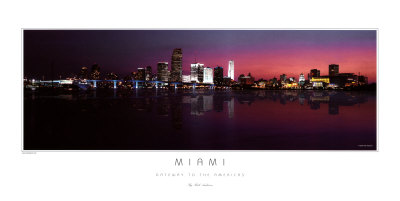 Miami - Gateway To The Americas by Rick Anderson Pricing Limited Edition Print image