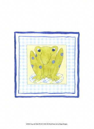 Frog With Plaid Iii by Megan Meagher Pricing Limited Edition Print image
