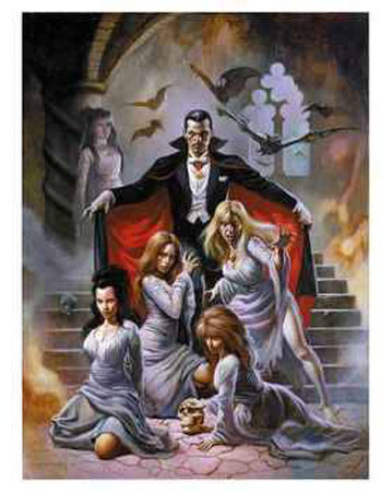 Dracula by Alex Horley Pricing Limited Edition Print image