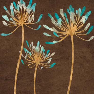Teal Bloom I by Erin Lange Pricing Limited Edition Print image