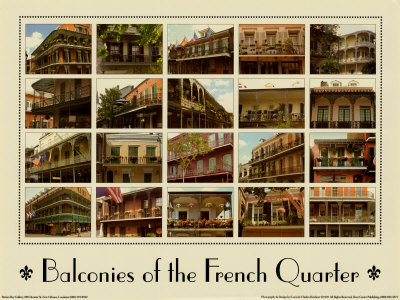 Balconies Of The French Quarter by Charles Huebner Pricing Limited Edition Print image
