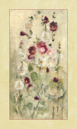 Hollyhock Panel Ii by Cheri Blum Pricing Limited Edition Print image