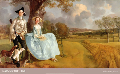 Mr. And Mrs. Andrews, 1750 by Thomas Gainsborough Pricing Limited Edition Print image
