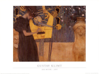 Music, 1895 by Gustav Klimt Pricing Limited Edition Print image