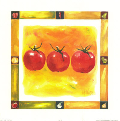 Tomatoes Mosaic by Heinz Voss Pricing Limited Edition Print image