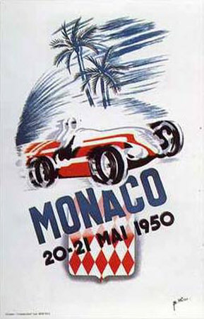 Monaco Grand Prix, 1950 by B. Minne Pricing Limited Edition Print image