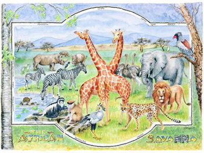 African Savanna by Lila Rose Kennedy Pricing Limited Edition Print image