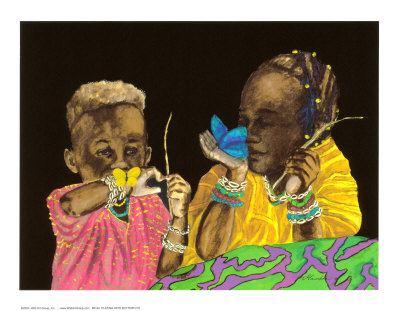 Playing With Butterfly's by Consuelo Gamboa Pricing Limited Edition Print image