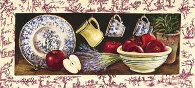 Apples & Toile No. 1 by Consuelo Gamboa Pricing Limited Edition Print image