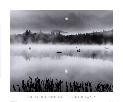 Lake Flower Moonset by Richard Nowicki Pricing Limited Edition Print image