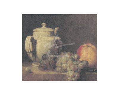 White Tea Pot by Jean-Baptiste Simeon Chardin Pricing Limited Edition Print image