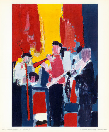 Jazz Musicians, 1952 by Nicolas De Staël Pricing Limited Edition Print image